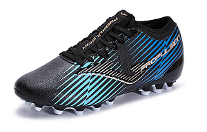 Joma AG Rubber Short Studs Anti Slip Wear Resistant Soccer Shoes Men's Black Blue 2 2788882
