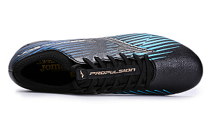 Joma AG Rubber Short Studs Anti Slip Wear Resistant Soccer Shoes Men's Black Blue 3 2788883
