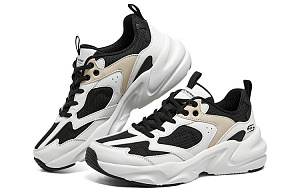 Skechers Wave Riding Low Top Casual Shoes Women's White Black Beige 3 2789151