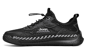 Jeep Low-Top Outdoor Shoes Men's Black