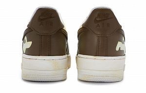 Nike Air Force 1 Low-Top Skateboard Shoes Men's Brown 3 2790228
