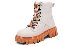 Dickies British Trendy Comfortable Versatile Martin Boot Women's Light Gray 1 2790650
