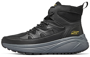 Skechers Bob's Abrasion Resistant Mid Top Outdoor Shoes Men's Black