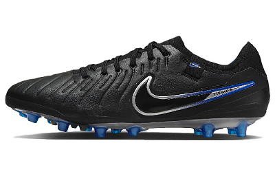 Nike Tiempo Legend 10 Cushioned Slip-Resistant Soccer Shoes Unisex Black