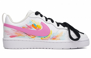 Nike Court Borough Series Skateboard Shoes Women's Low top White/Pink 1 2792878
