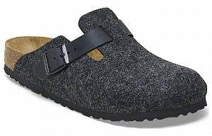 Birkenstock Closed Toe Slippers Unisex Black Narrow 1 2793037