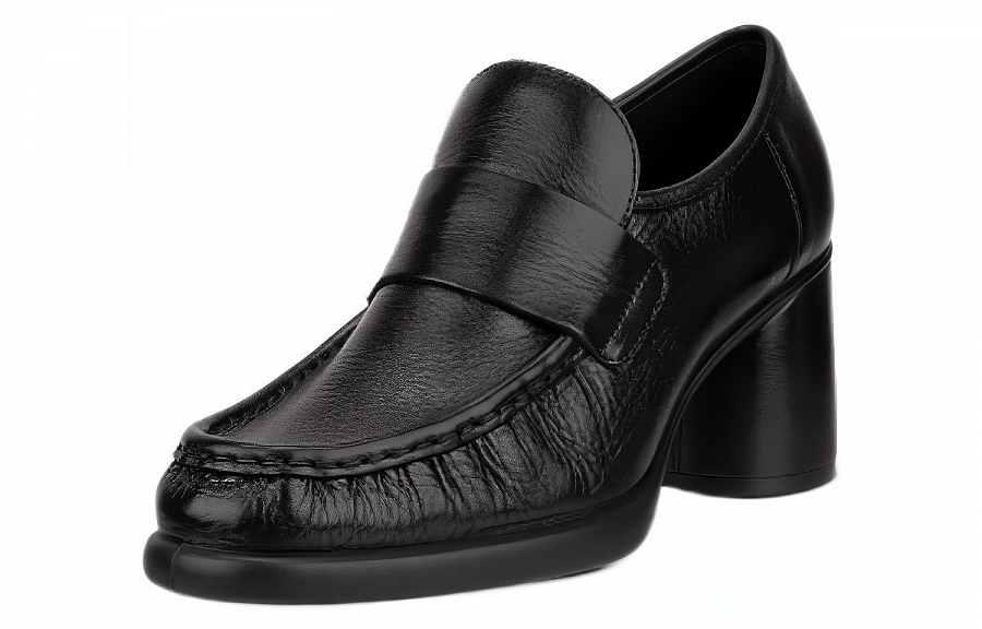 Ecco Chunky Heel High Heels 5.5cm Women's Black купить в интернет-магазине Yoocart с быстрой доставкой по России.