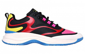 Skechers Ashley Park X Abrasion Resistant Breathable Low Top Casual Shoes Women's Black Blue 1 2793852