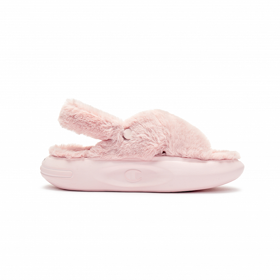 Champion Fluffy Collection Slide Slippers Women's Pink купить в интернет-магазине Yoocart с быстрой доставкой по России.