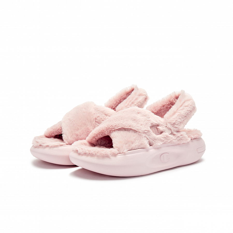 Champion Fluffy Collection Slide Slippers Women's Pink купить в интернет-магазине Yoocart с быстрой доставкой по России.