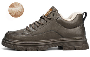 Jeep Vintage Versatile Insulated Shoes Low Top Casual Shoes Men's Khaki