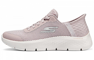 Skechers Cushioning Abrasion Resistant Rebound Breathable Low top Running Shoes Women's Pink