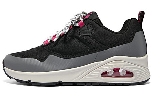 Skechers Street Series Low Top Casual Shoes Women's Black Gray