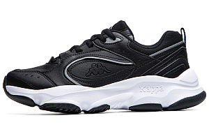 Kappa Abrasion Resistant Slip Resistant Low top Running Shoes Unisex Black