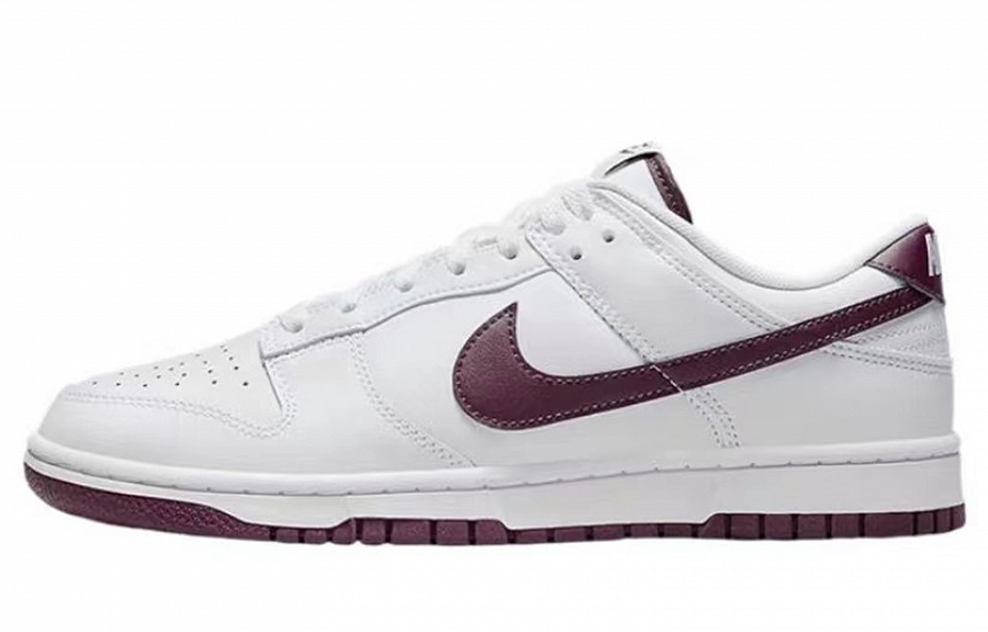Nike Dunk Low 811 Production Hot Red Wine Slip-Resistant Cushioning Low-Top Skateboard Shoes Men's Red White Brown купить в интернет-магазине Yoocart с быстрой доставкой по России.