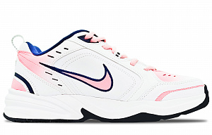 Nike Air Monarch 4 Anti-Slip And Wear-Resistant Height Increasing Low-Top Chunky Sneakers Women's Light Pink White 1 2797607