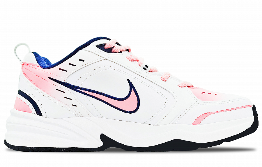 Nike Air Monarch 4 Anti-Slip And Wear-Resistant Height Increasing Low-Top Chunky Sneakers Women's Light Pink White купить в интернет-магазине Yoocart с быстрой доставкой по России.