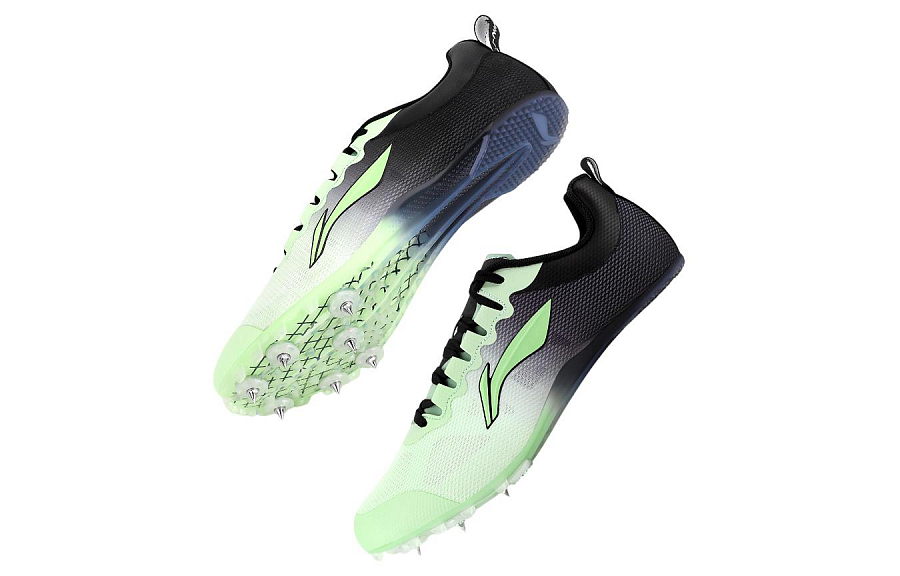 LiNing Cushioning, Wear Resistant Low Top Running Shoes Unisex Green Black купить в интернет-магазине Yoocart с быстрой доставкой по России.