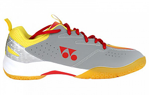 YONEX Cushioned Slip-Resistant Low-Top Badminton Shoes Men's Gray Red 1 2797947