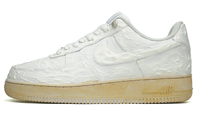 Nike Air Force 1 Anti-Slip Wear-Resistant Low-Top Skateboard Shoes Men's White