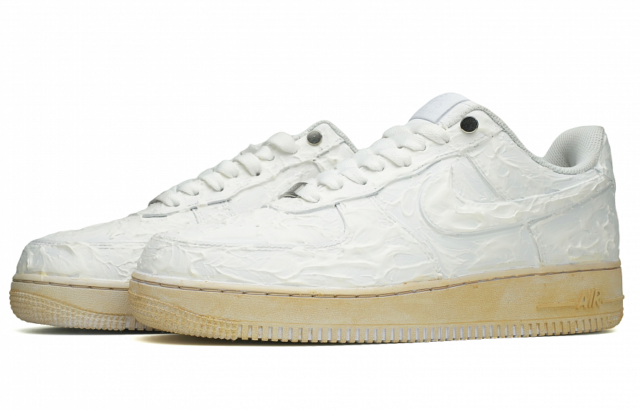 Nike Air Force 1 Anti-Slip Wear-Resistant Low-Top Skateboard Shoes Men's White купить в интернет-магазине Yoocart с быстрой доставкой по России.