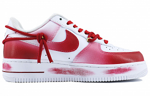 Nike Air Force 1 Good Fortune And Prosperity SDS Low Top Skateboard Shoes Men's Red White 1 2798219