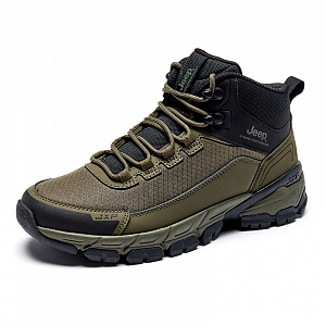 Jeep High Top Casual Shoes Men's Black Ink Green 1 2798515