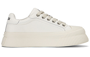 Kappa Anti-Slip Wear-Resistant Low-Top Skateboard Shoes Women's White 1 2798892