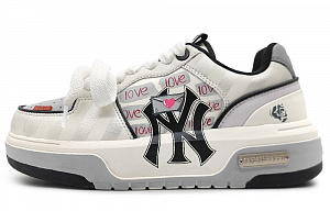 MLB Chunky Liner Low-Top Skateboard Shoes Unisex White Gray