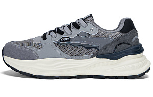 Kappa Wear-Resistant Slip-Resistant Low-Top Chunky Sneakers Men's Shark Gray/Tranquil Gray/Premium Gray 1 2799138