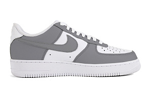 Nike Air Force 1 Low-Top Skateboard Shoes Men's Dark Gray White 1 2800633