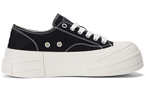 Kappa Anti-Slip Wear-Resistant Low-Top Skateboard Shoes Women's Black 1 2800646