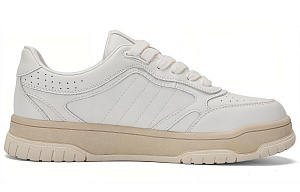Kappa Anti-Slip Wear-Resistant Low-Top Skateboard Shoes Women's Classic White 1 2801338