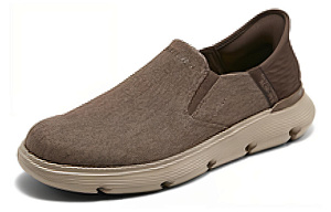 Skechers Cushioning Lightweight Low Top Casual Shoes Men's Brown 1 2801408