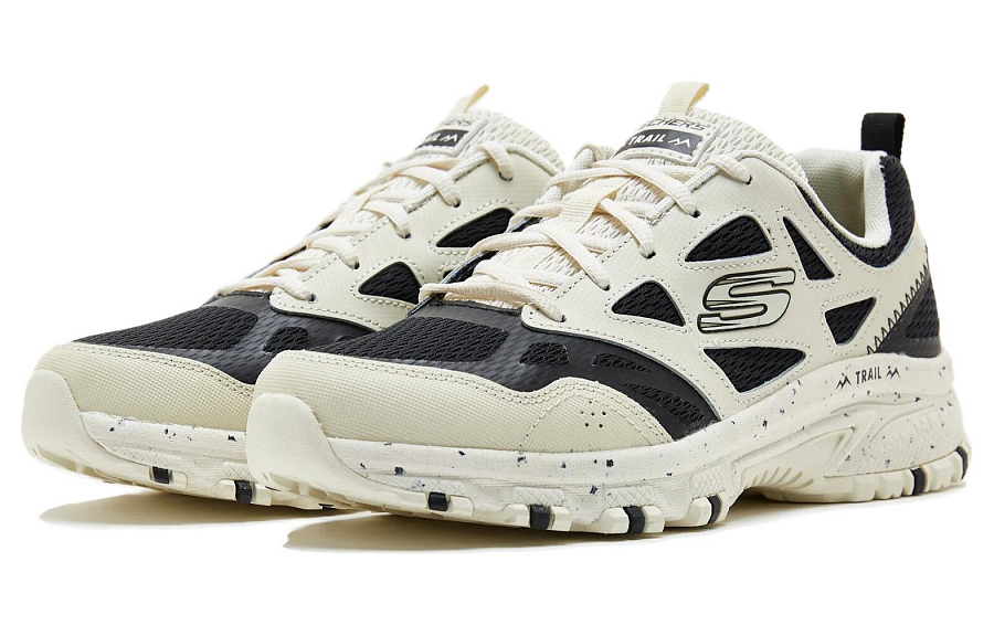 Skechers Hillcrest Mid Top Outdoor Shoes Men's White Black купить в интернет-магазине Yoocart с быстрой доставкой по России.