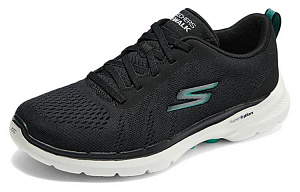 Skechers Go Walk 6 Low Top Casual Running Shoes Women's Black 1 2801694