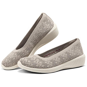 Skechers Modern Comfort Casual Single Shoes Women's Taupe 1 2802046
