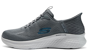 Skechers Skech Lite Pro Low Top Running Shoes Men's Gray Blue