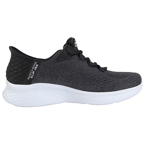 Skechers Slip Ins Slip-Ins Technology Cushioning Wear-Resistant Low-Top Casual Shoes Women's Black White 1 2802189