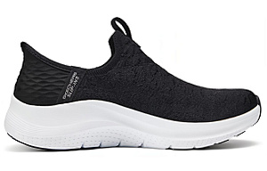 Skechers Hands Free Slip Ins Cushioned Wear Resistant Breathable Low Top Casual Shoes Women's Black 1 2802196