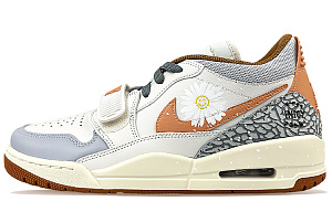 Jordan Legacy 312 Low-Top Vintage Basketball Shoes Men's Beige Orange 1 2802383