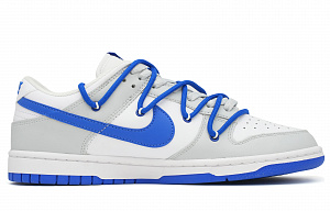 Nike Dunk Low-Top Skateboard Shoes Men's Gray Blue 1 2802391