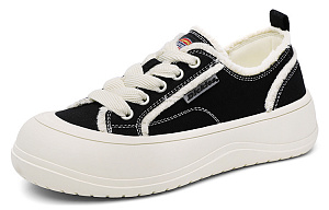 Dickies Low-Top Skateboard Shoes Women's Black 1 2802564