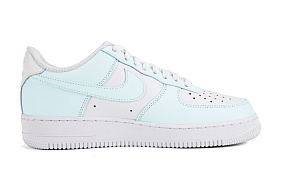 Nike Air Force 1 Air Force 1 Low-Top Skateboard Shoes Women's Light Blue 1 2802647