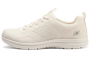 Skechers Abrasion Resistant Low Top Running Shoes Women's Ivory