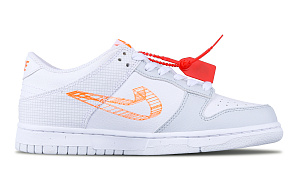 Nike Dunk Low-Top Skateboard Shoes Women's Gray White Black 1 2802792