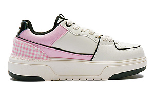 MLB Chunky Liner Bubble Jellyfish, Cherry Soda Anti Slip Wear Resistant Low Top Skateboard Shoes Unisex Pink White 1 2802963