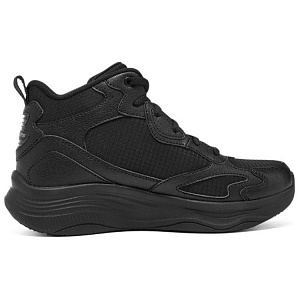 Skechers Cushioning Wear-Resistant High-Top Casual Shoes Women's Black 1 2803043
