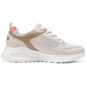 Skechers Bob's Cushioning Wear-Resistant Breathable Supportive Lightweight Rebound Low-Top Casual Shoes Women's Beige 1 2803320