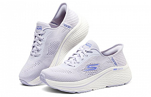 Skechers Cushioning Low-Top Running Shoes Women's Purple 1 2803514